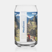 Aangepaste naam Peru Machu Picchu Blikvorm Glas (Rechts)