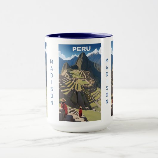 Aangepaste naam Peru Machu Picchu Mok (Midden)