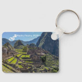 Aangepaste naam Peru Machu Picchu Sleutelhanger (Voorkant)