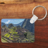 Aangepaste naam Peru Machu Picchu Sleutelhanger (Voorkant)