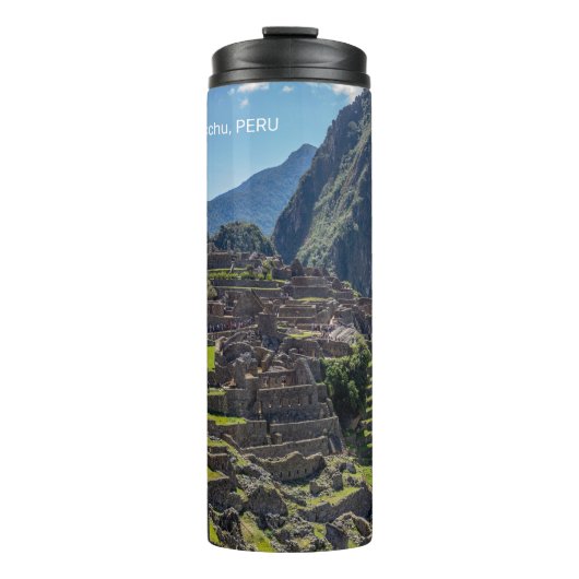 Aangepaste naam Peru Machu Picchu Thermosbeker (Voorkant)