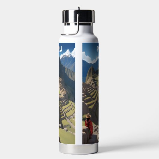 Aangepaste naam Peru Machu Picchu Waterfles (Rechts)