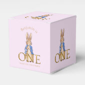 Aangepaste Naam Peter 1e Verjaardag Dank u Bedankdoosjes (Voorkant Zijde)