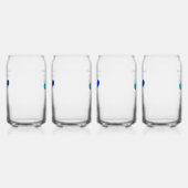 Aangepaste Naam Peter het konijn Baby shower Blikvorm Glas (Rechts)