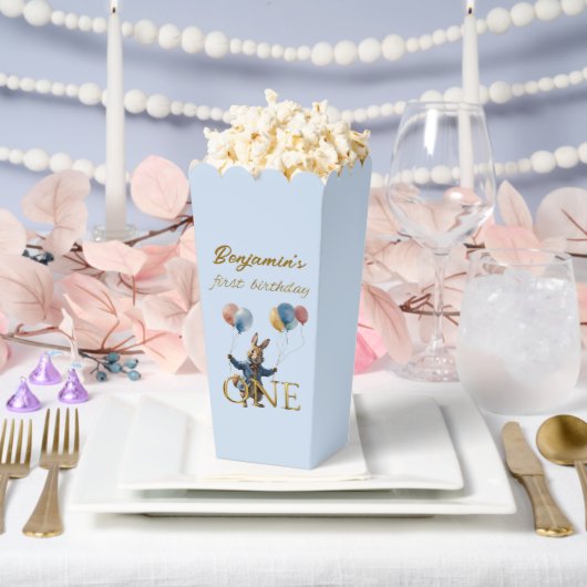 Aangepaste Naam Peter het Konijn Eerste Verjaardag Bedankdoosjes (Huwelijk)