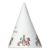 Aangepaste Naam Peter het Konijn Eerste Verjaardag Feesthoedjes (Rechts)