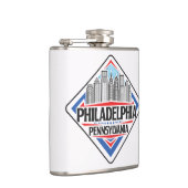 Aangepaste naam Philadelphia Pennsylvania Heupfles (Rechts)