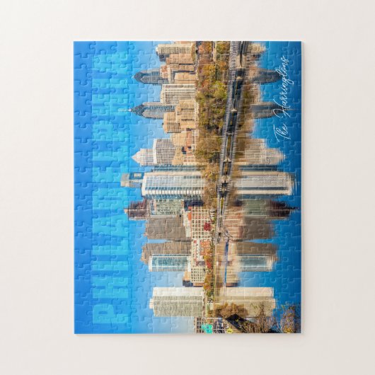 Aangepaste naam Philadelphia Pennsylvania Legpuzzel (Verticaal)