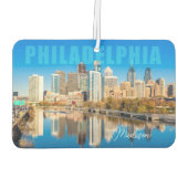 Aangepaste naam Philadelphia Pennsylvania Luchtverfrisser (Achterkant)