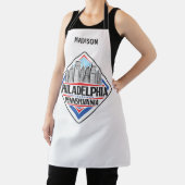 Aangepaste naam Philadelphia Pennsylvania Schort (Insitu)