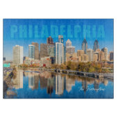 Aangepaste naam Philadelphia Pennsylvania Snijplank (Voorkant)