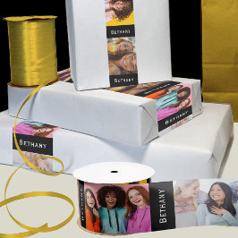 Aangepaste naam Photo Ribbon Satijnen Lint