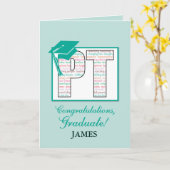 Aangepaste naam Physical Therapy Afstuderen Congra Kaart (Gele Bloem)