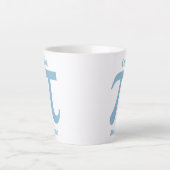 Aangepaste naam Pi/Cutie Pi Latte Mok (Voorkant)