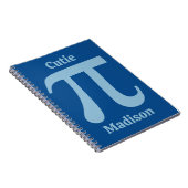 Aangepaste naam Pi/Cutie Pi Notitieboek (Rechterzijde)