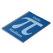 Aangepaste naam Pi/Cutie Pi Notitieboek (Linkerzijde)