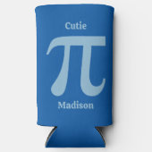 Aangepaste naam Pi/Cutie Pi Seltzer Blikjeskoeler (Voorkant)