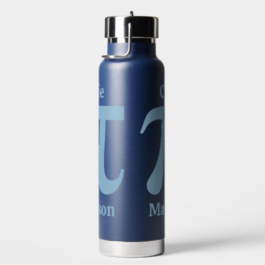 Aangepaste naam Pi/Cutie Pi Waterfles (Rechts)