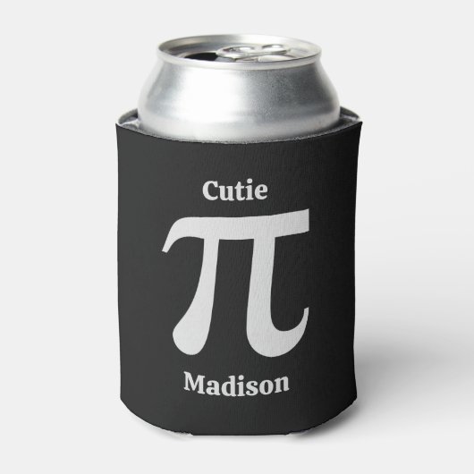 Aangepaste naam pi/Cutie Pie Blikjeskoeler (Blikje Voorkant)