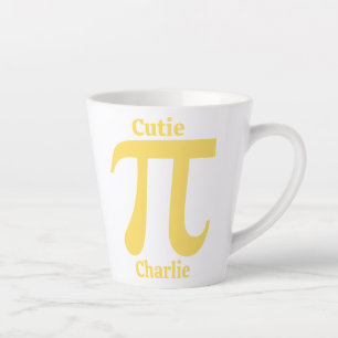 Aangepaste naam pi/Cutie Pie Latte Mok