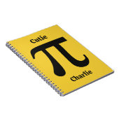 Aangepaste naam pi/Cutie Pie Notitieboek (Rechterzijde)