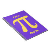 Aangepaste naam pi/Cutie Pie Notitieboek (Rechterzijde)