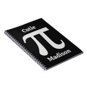 Aangepaste naam pi/Cutie Pie Notitieboek (Rechterzijde)