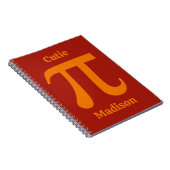 Aangepaste naam pi/Cutie Pie Notitieboek (Rechterzijde)