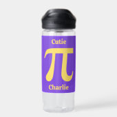 Aangepaste naam pi/Cutie Pie Waterfles (Achterkant)