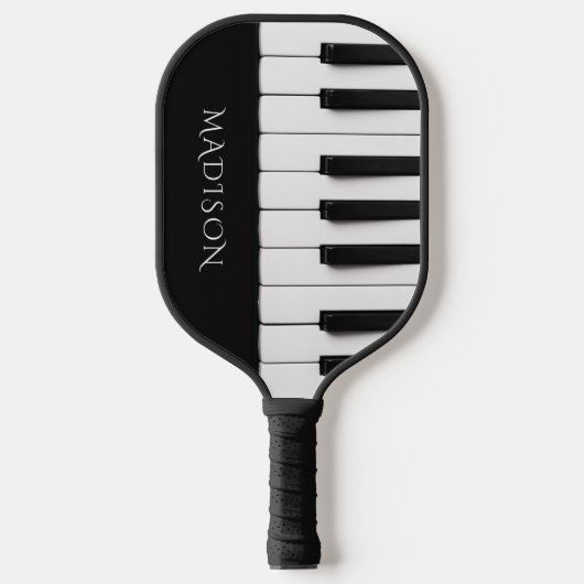 Aangepaste naam piano Keys Pickleball Paddle (Voorkant)