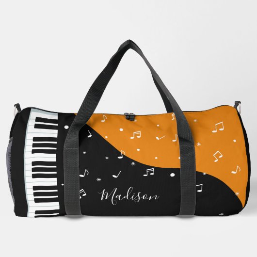 Aangepaste naam Piano Music Plunjezak (Achterkant)