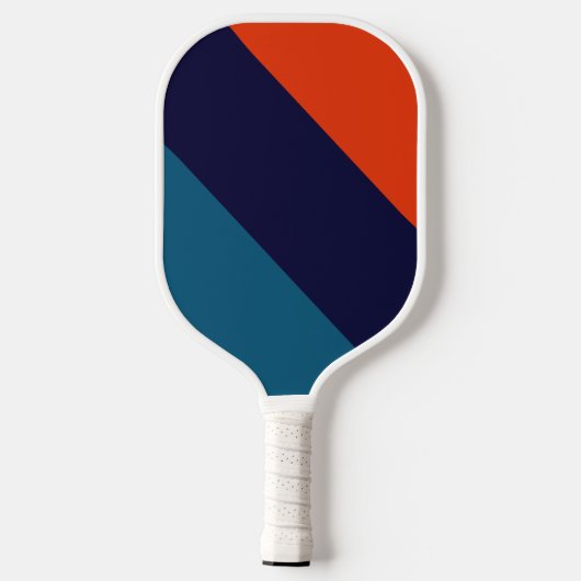 Aangepaste naam Pickleball Paddle Striped Retro (Achterkant)