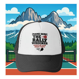 Aangepaste naam Pickleball Rally Wrecker Trucker Pet