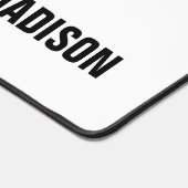 Aangepaste naam "Pie Hole" Bureaumat (Hoek)