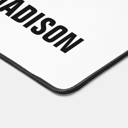 Aangepaste naam "Pie Hole" Bureaumat (Hoek)