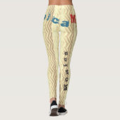 Aangepaste naam Pilates Leggings (Achterkant)