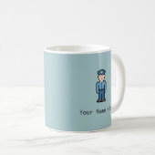 Aangepaste naam Pixel Cop Koffiemok (Voorkant rechts)