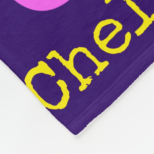 Aangepaste naam pixel gaming roze paarse geel meis fleece deken (Hoek)