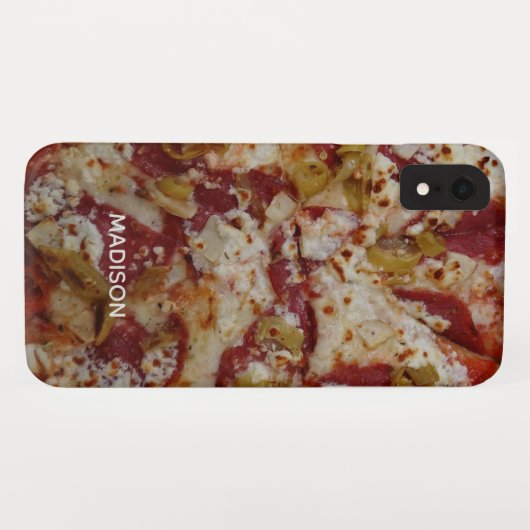 Aangepaste naam Pizza Rustica-telefoongevallen Case-Mate iPhone Case (Achterkant (horizontaal))