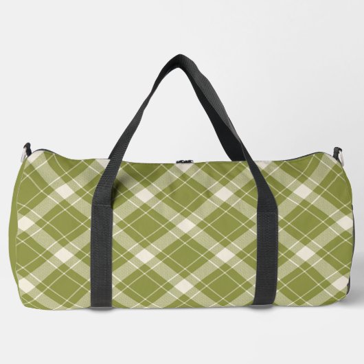 Aangepaste naam Plaid Pattern Plunjezak (Voorkant)