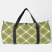 Aangepaste naam Plaid Pattern Plunjezak (Achterkant)