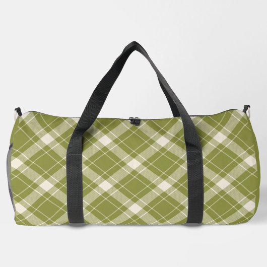 Aangepaste naam Plaid Pattern Plunjezak (Achterkant)