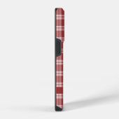 Aangepaste naam Plaid / Schotse ruitpatroon iPhone Hoesje (Rechterkant)