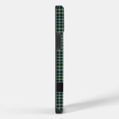 Aangepaste naam Plaid / Schotse ruitpatroon iPhone Hoesje (Rechterkant)