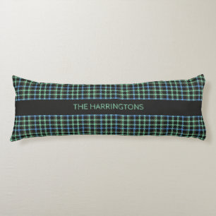 Aangepaste naam Plaid / Tartan Patroon Lichaamskussen