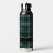 Aangepaste naam Plaid / Tartan Patroon Waterfles (Links)