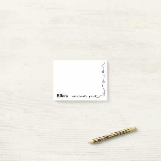 Aangepaste naam plakbord post-it® notes (Op bureau)