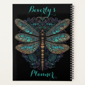 Aangepaste naam planner met Dragonfly (Achterkant)