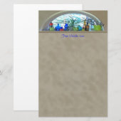 Aangepaste naam Planten glazen flessen Waterverf v Briefpapier (Voorkant / Achterkant)