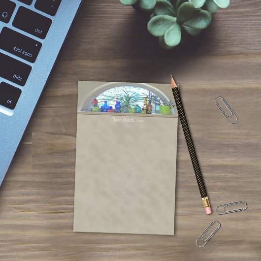 Aangepaste naam Planten glazen flessen Waterverf v Post-it® Notes